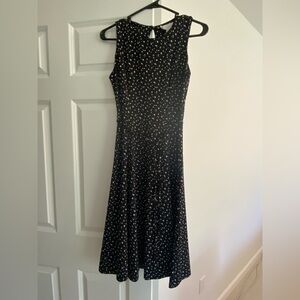 Superfoxx Polka Dot Midi Flare Dress Size XS